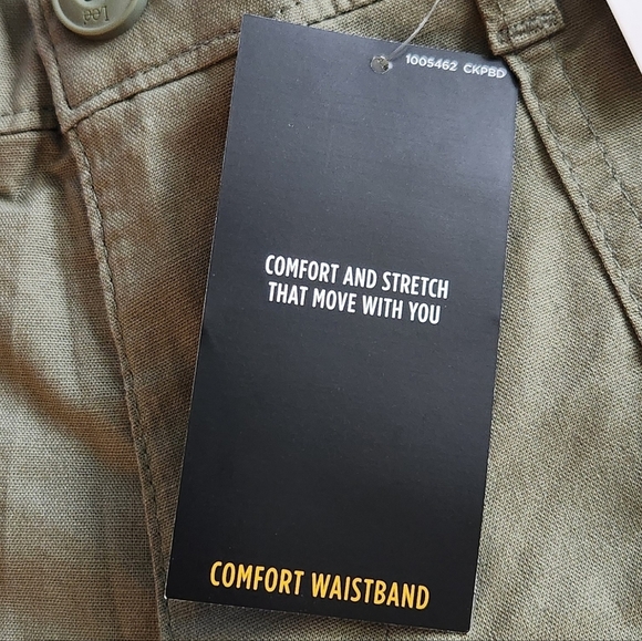 🩳 Lee Women’s Olive Green Shorts – Size 14, NWT, Comfort Waistband, 6” Inseam - Picture 6 of 12